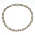 opulent colier choker,scandinav. argint. Danemarca